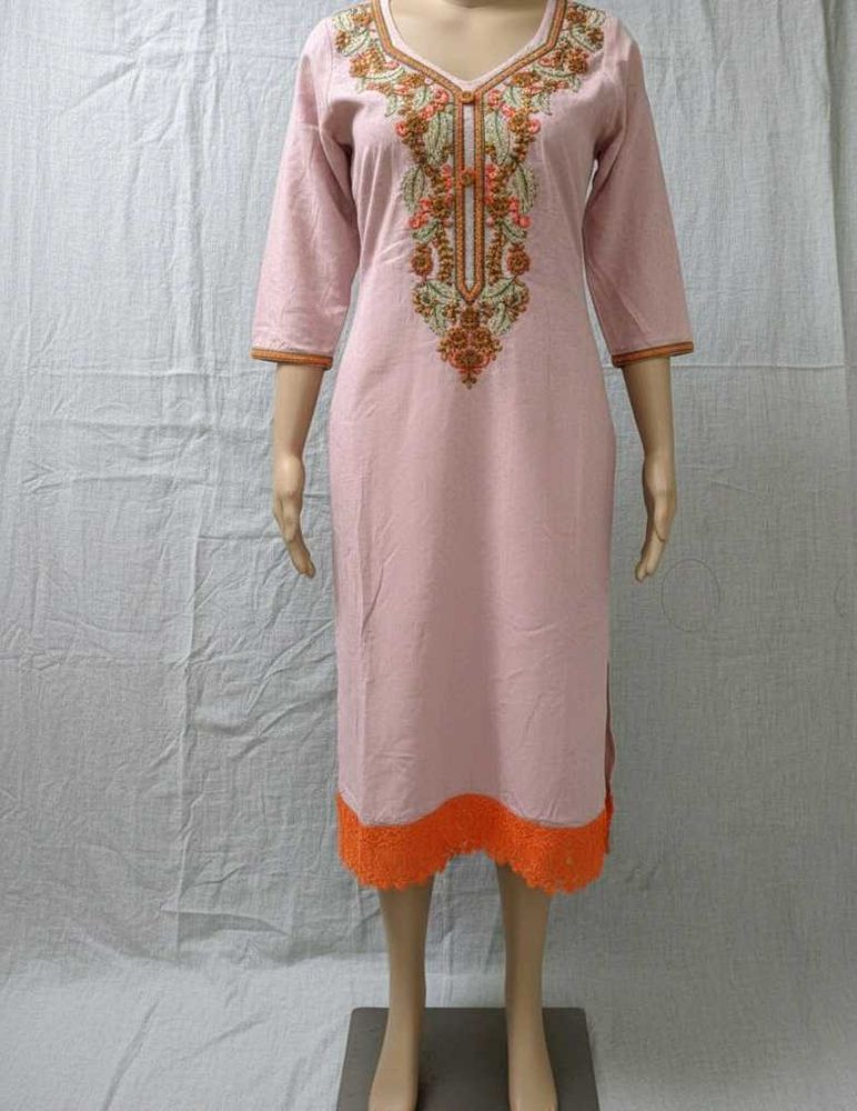 Elegant Embroidered Kurta