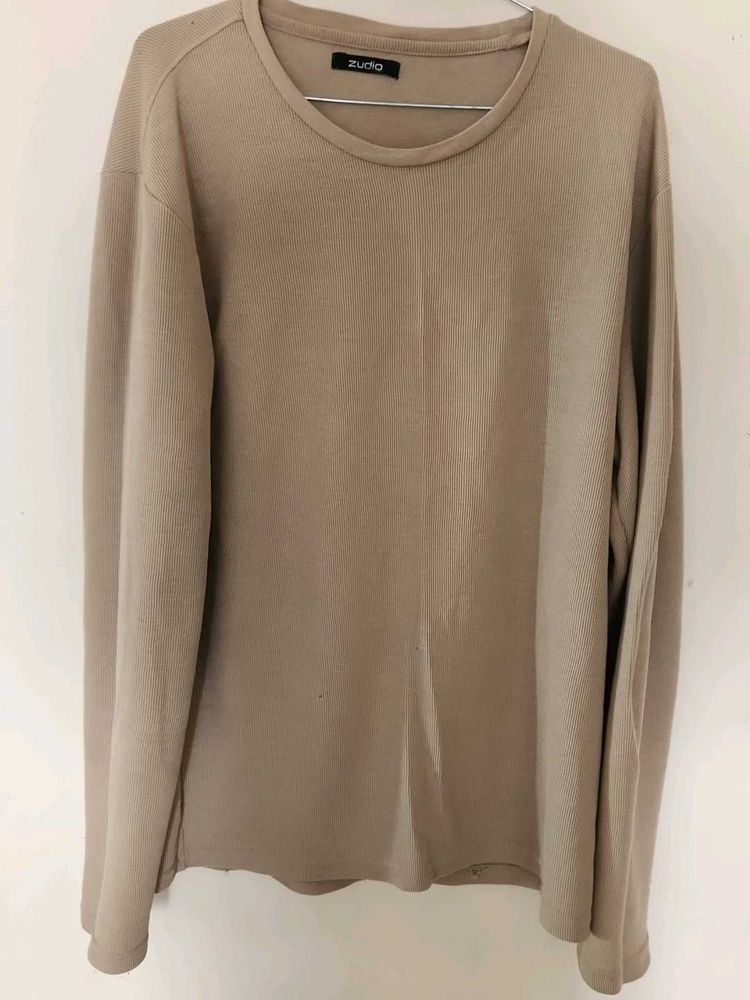 Zudio Beige T-Shirt