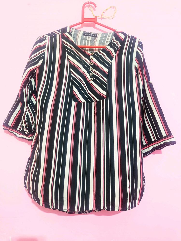 Striped Top For Women