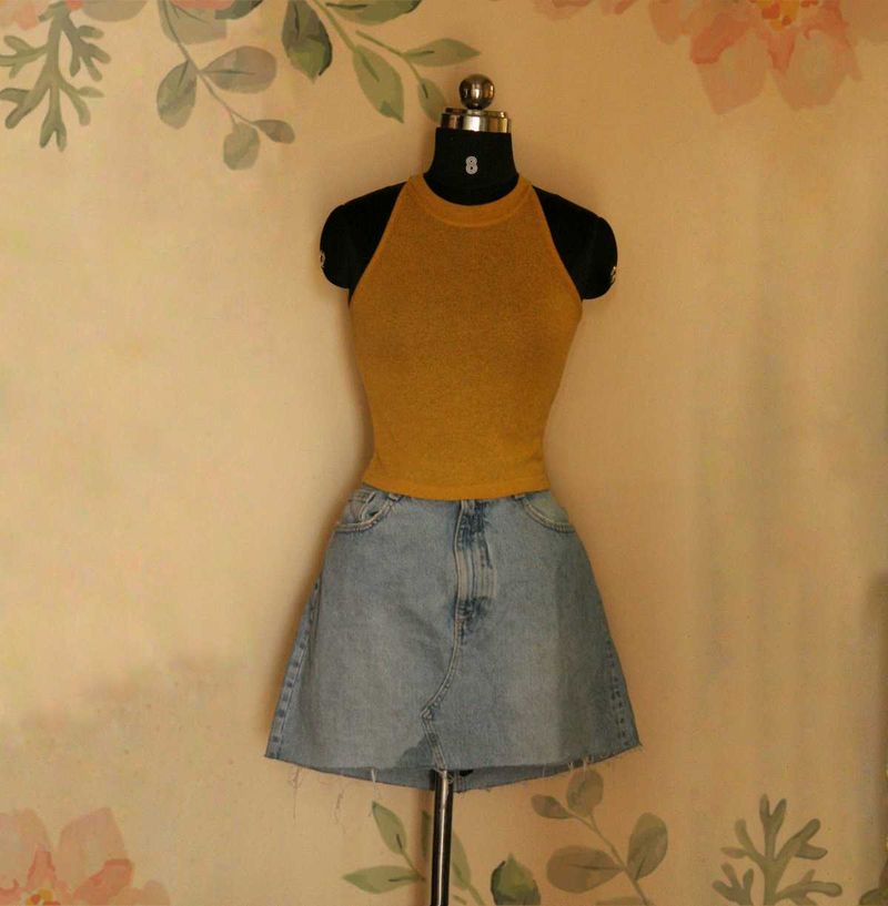 Mango Halter Neck Top