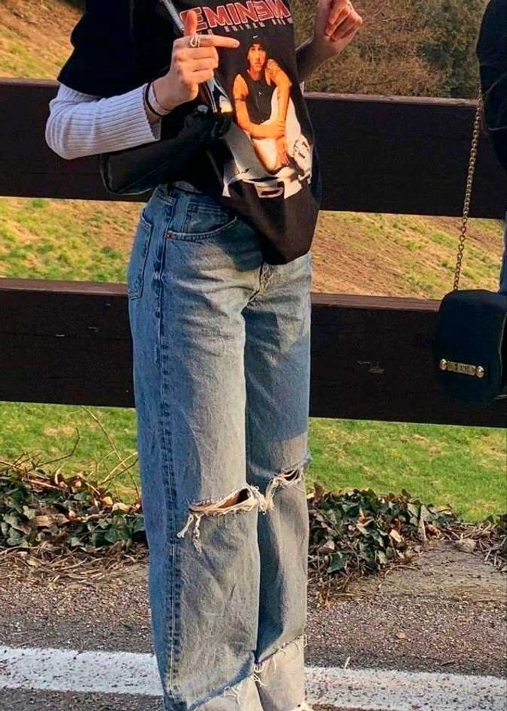 Ripped Denim Jeans