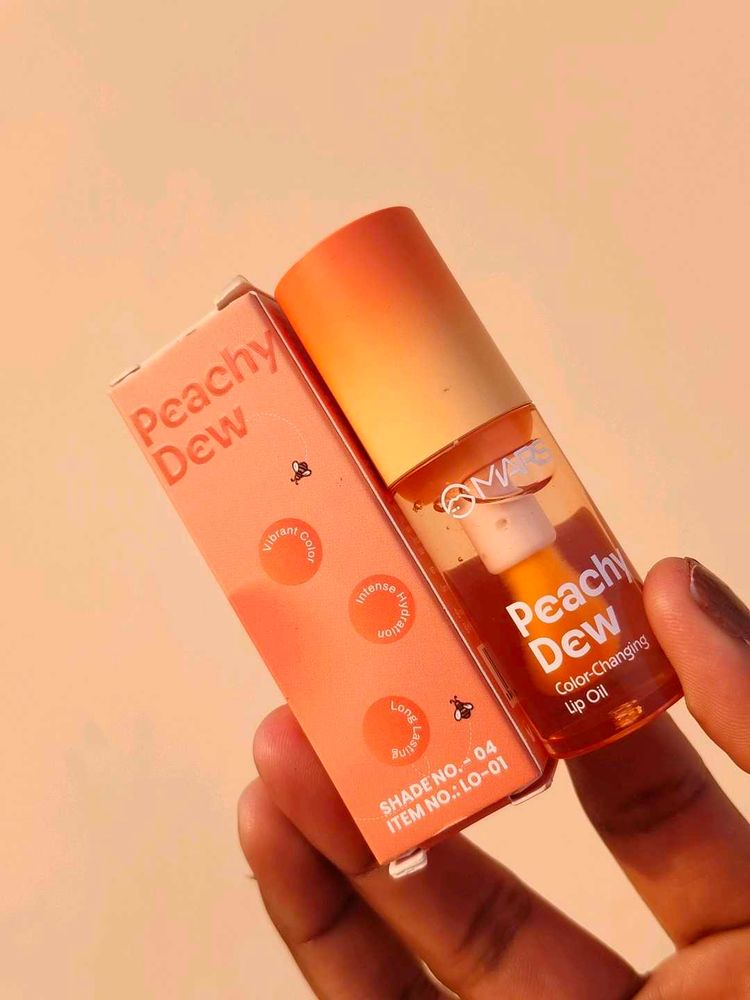 Peachy Dew Color-Changing Lip Oil