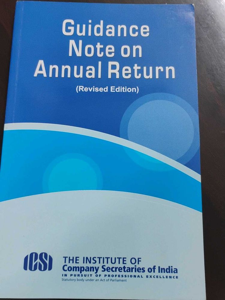 Guidance Note on Annual Return