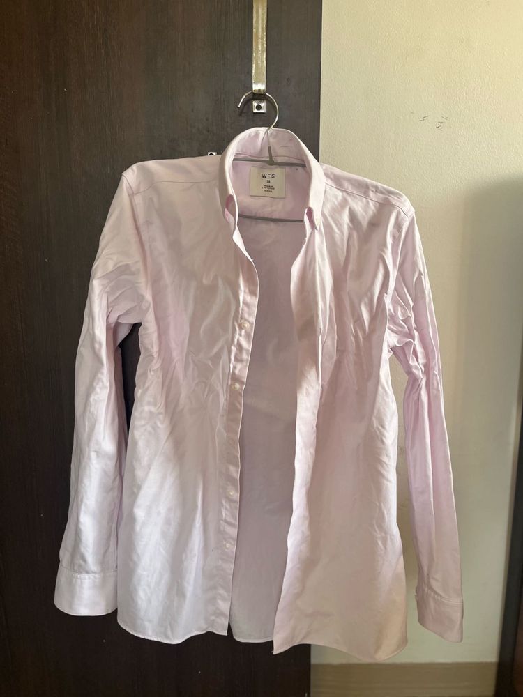 Men's WES Casual Shirt - Light Pink