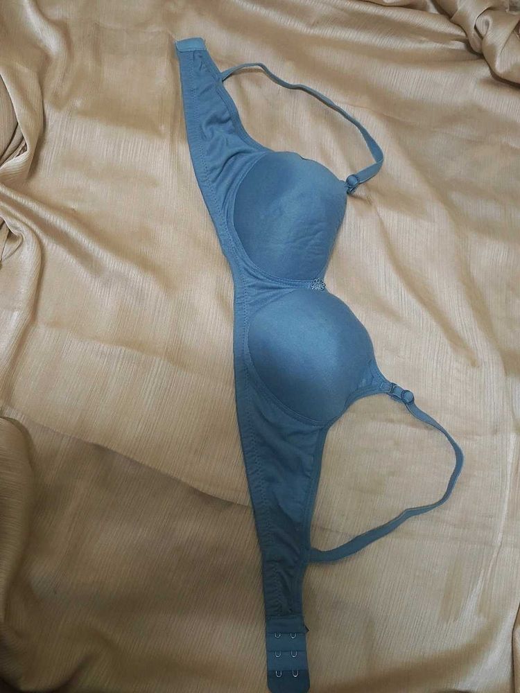 Blue Padded Bra - Size 34-B