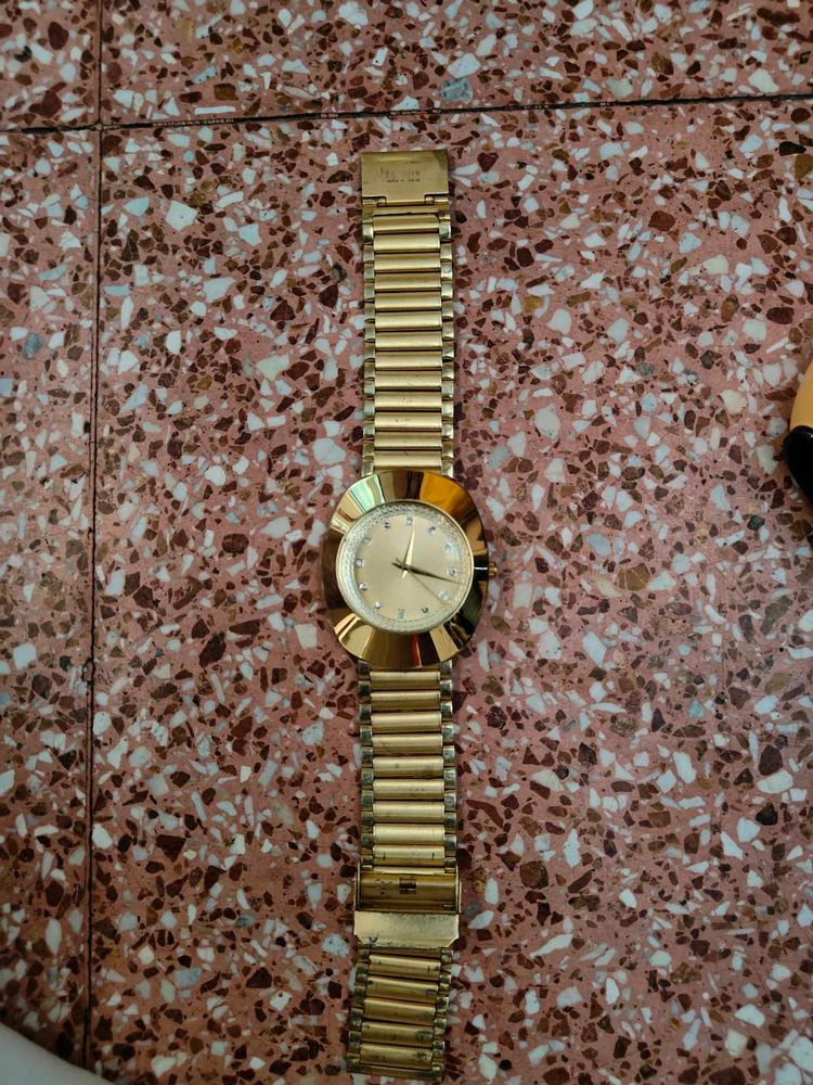 Vintage Gold-Tone Wristwatch