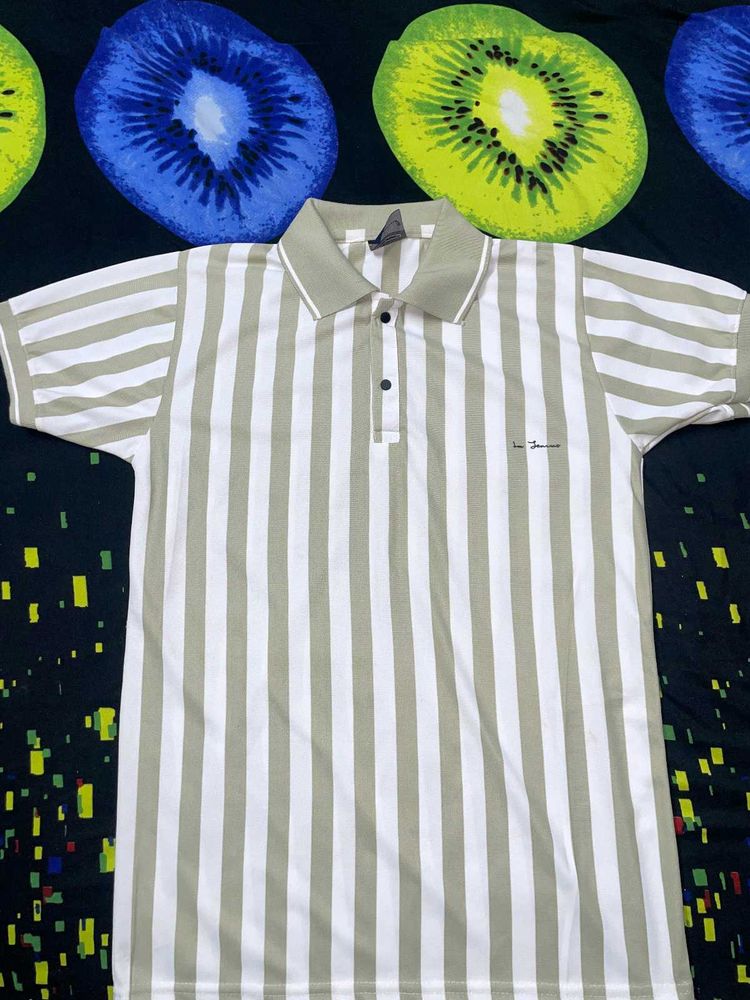 Casual Cotton Blend Half Sleeve T-Shirt