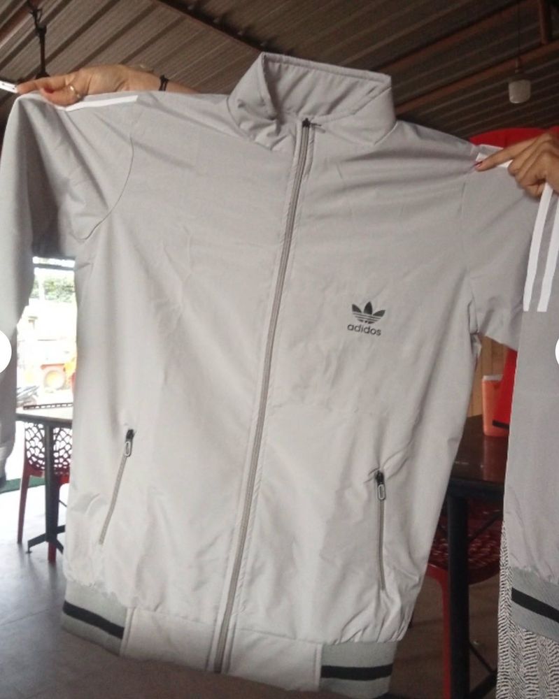 Adidas Gray Track Jacket