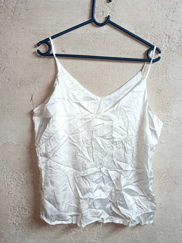 Shining Summer Fashion Tank Top Vest White
