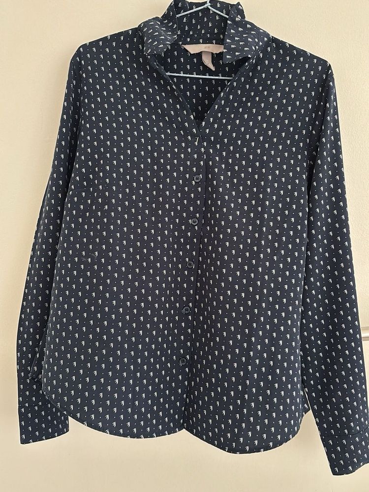 H&amp;M Navy Blue Shirt