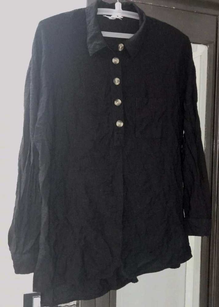 Short Black Kurta