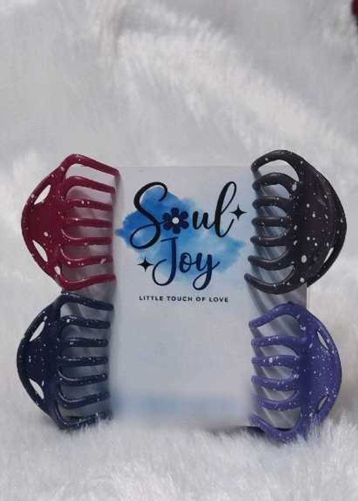 Hair Claw Clips - Set of 4