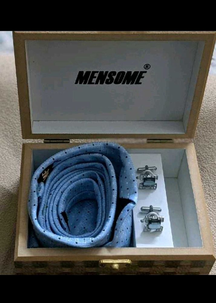 Men Tie Cufflink Gift Box