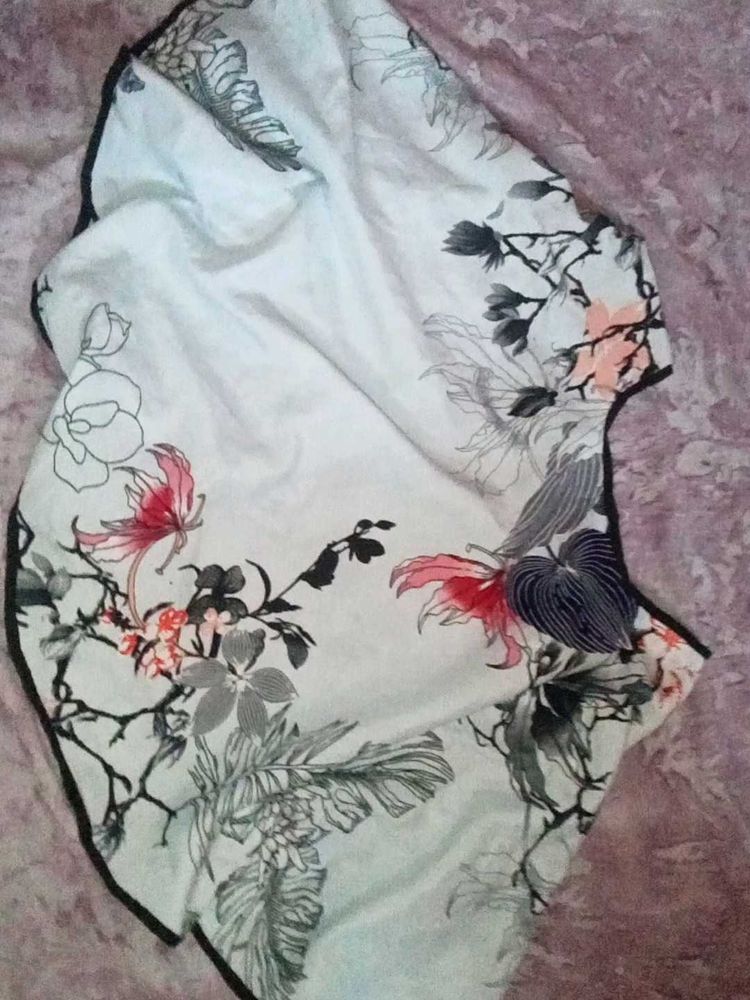 Floral Print Scarf