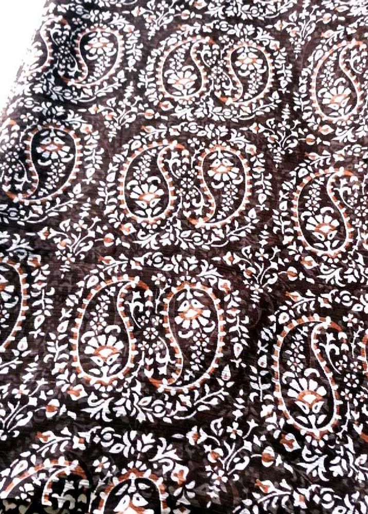 Paisley Print saree
