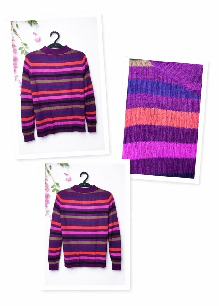 Striped Pullover Sweater