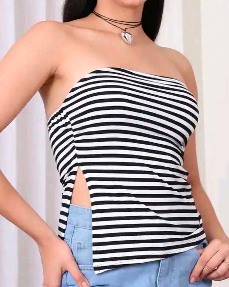 Striped Tube Top