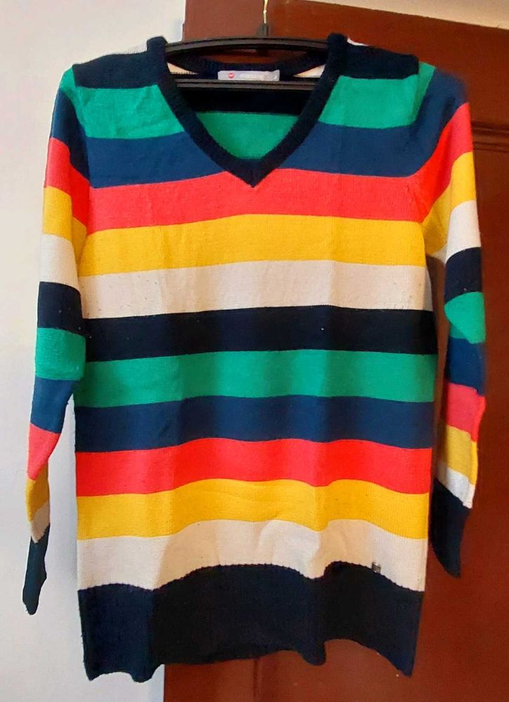 Colorful Striped Sweater