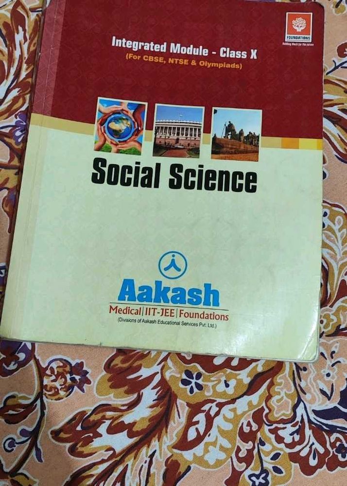 Aakash Social Science Book For Class 10th