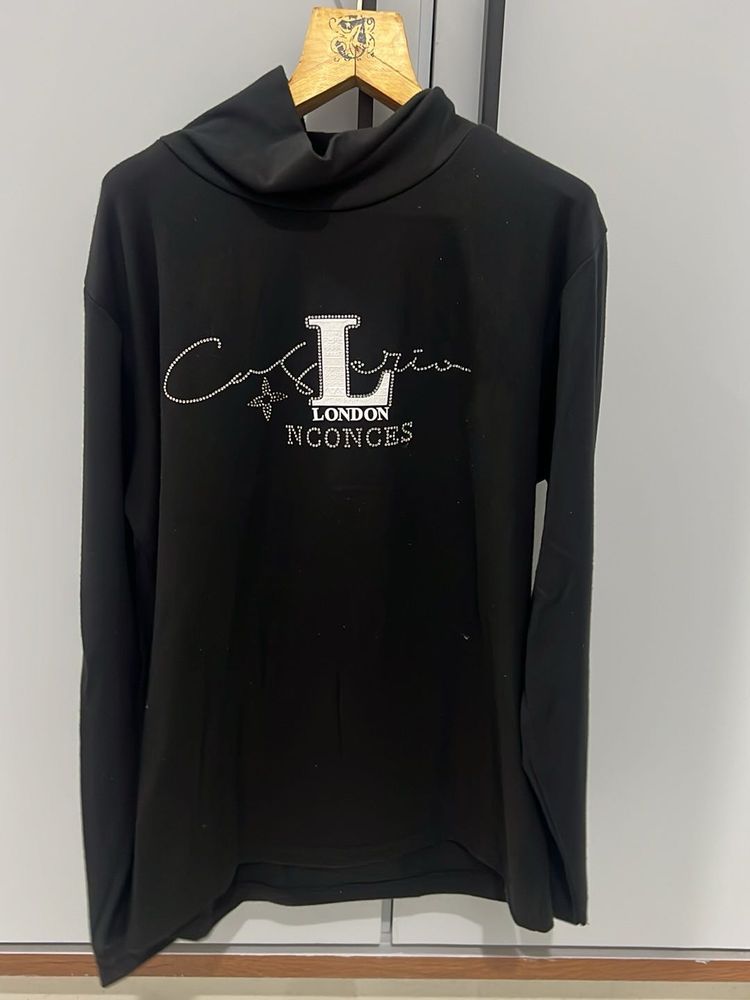 Black Long Sleeve Top