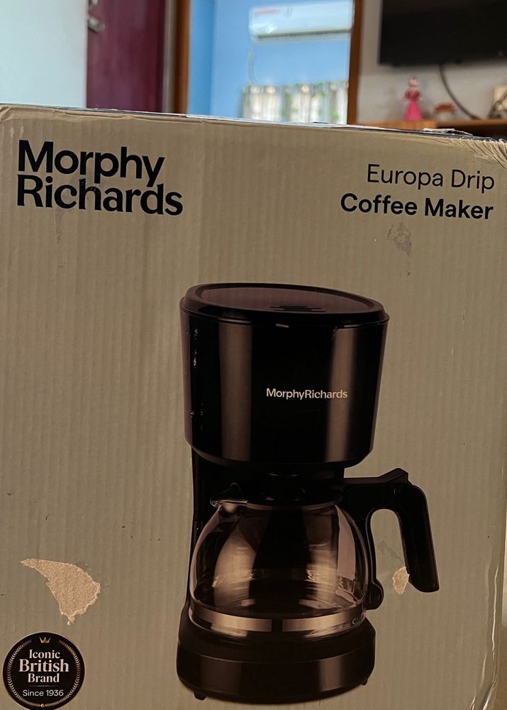 Morphy Richards Europa Drip Coffee Maker!
