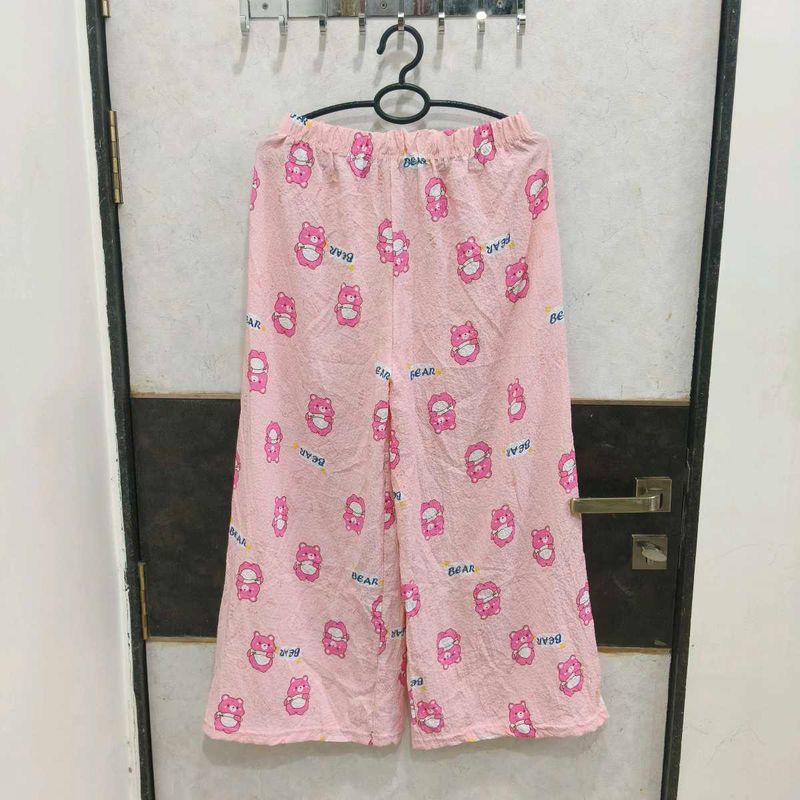 Cute Pink Bear Lounge Pants