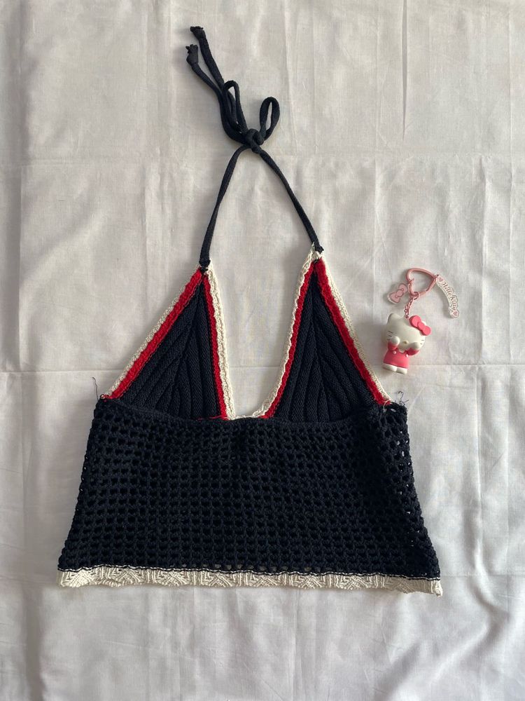 Halter Knitted Top