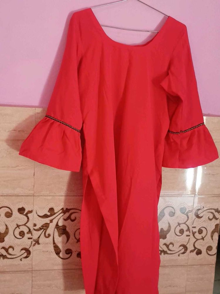 A Light Red New Kurta ♥️