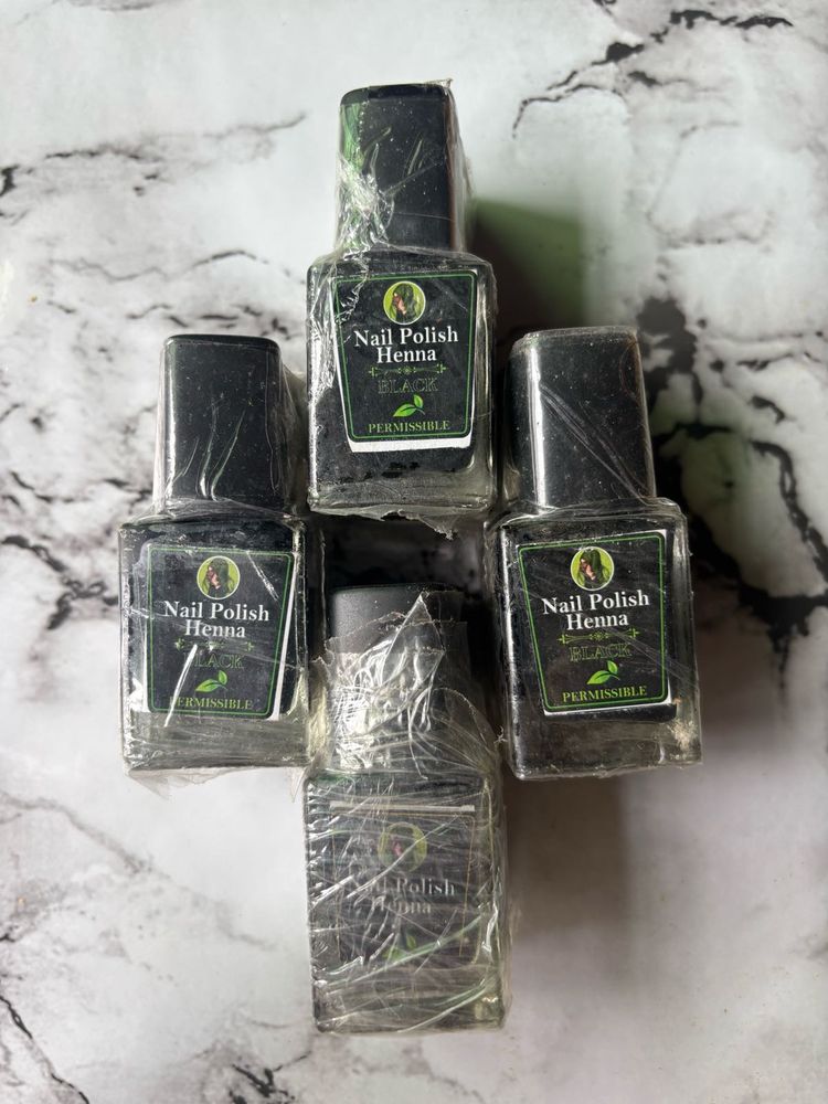 Black Henna Nail Polish