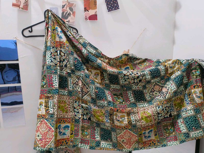 Vintage Patchwork Scarf