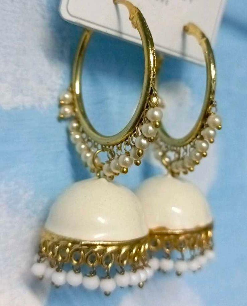 Hoop Jhumka Earrings