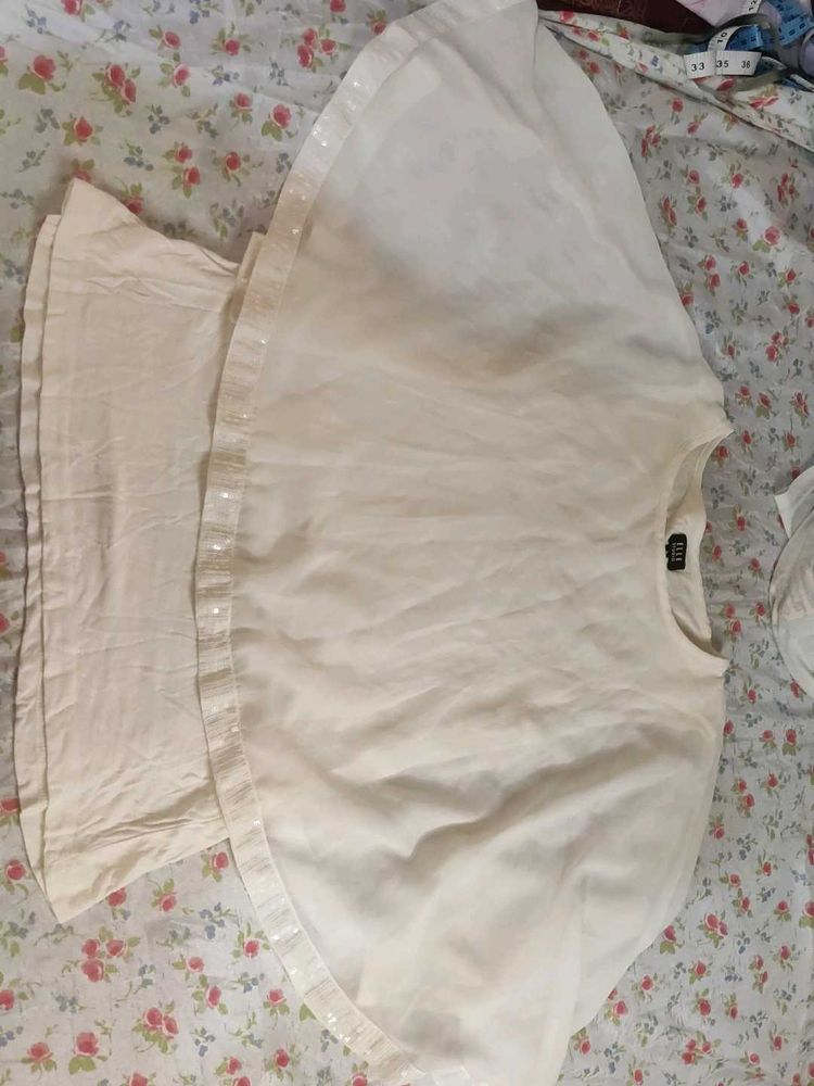 White Cape Top