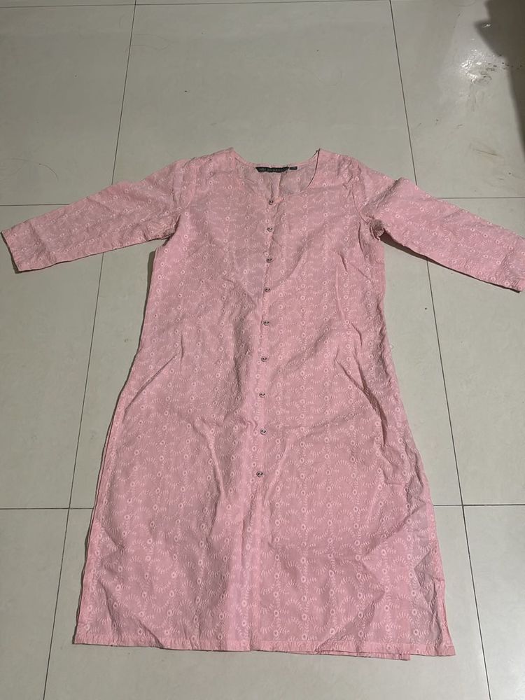 Baby Pink Kurti