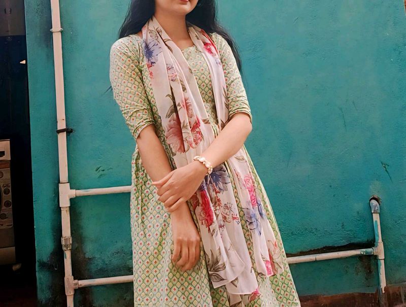 Lime Green Midi Dress