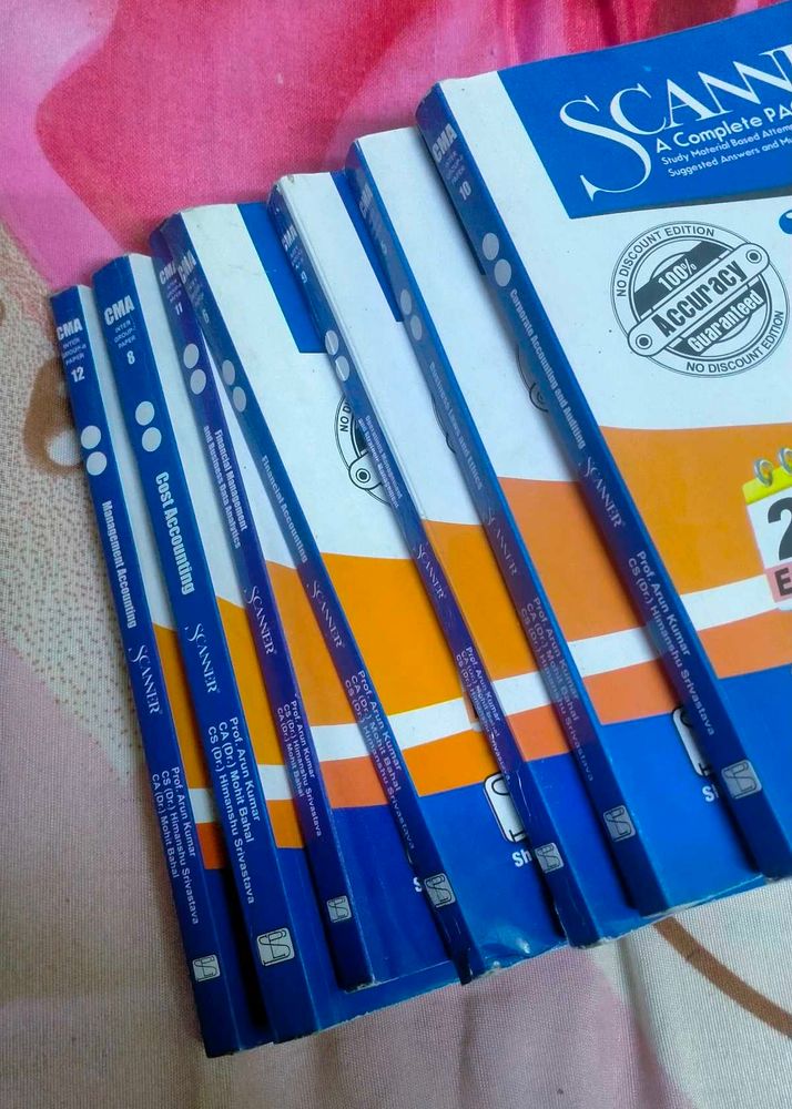 CMA  inter Scanner Textbooks