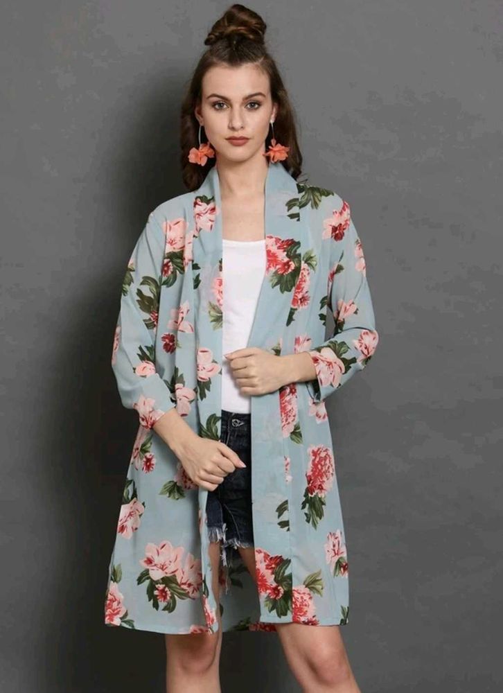 Floral Print Kimono/Shrug