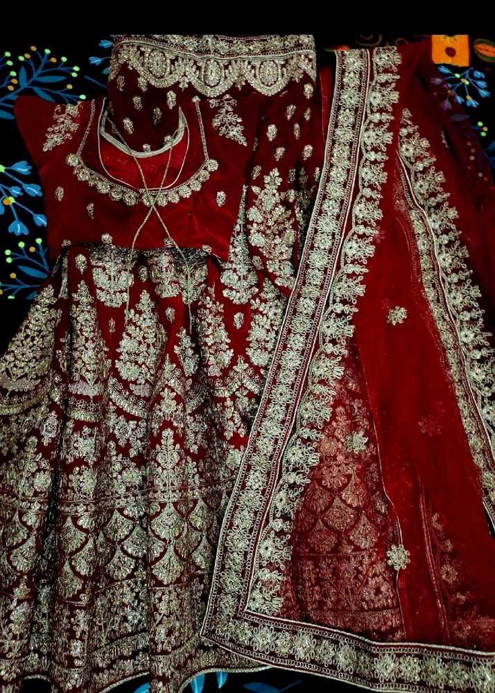 Printed Bridal Lehnga At Cheapest Price💝