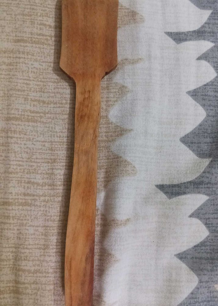 Wooden Comb With Spatula