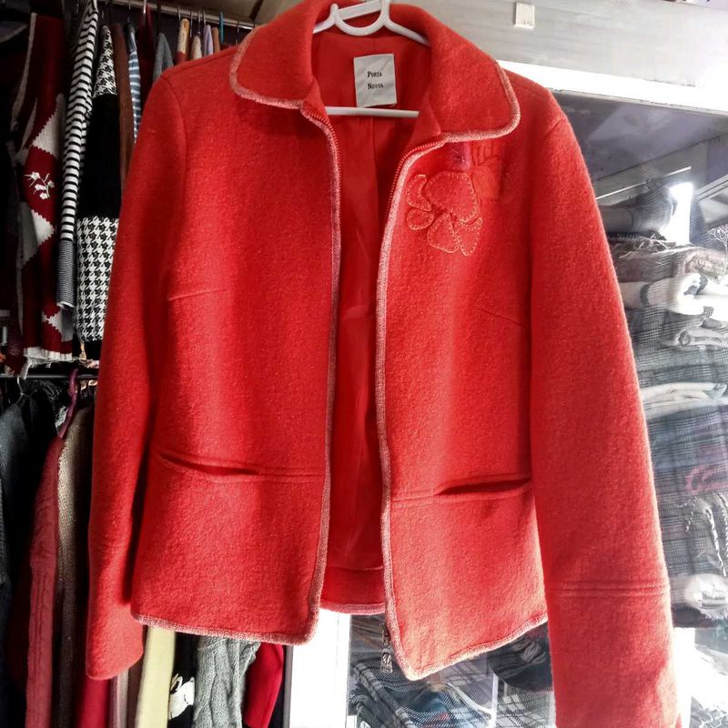 Coral Wool Blend Jacket