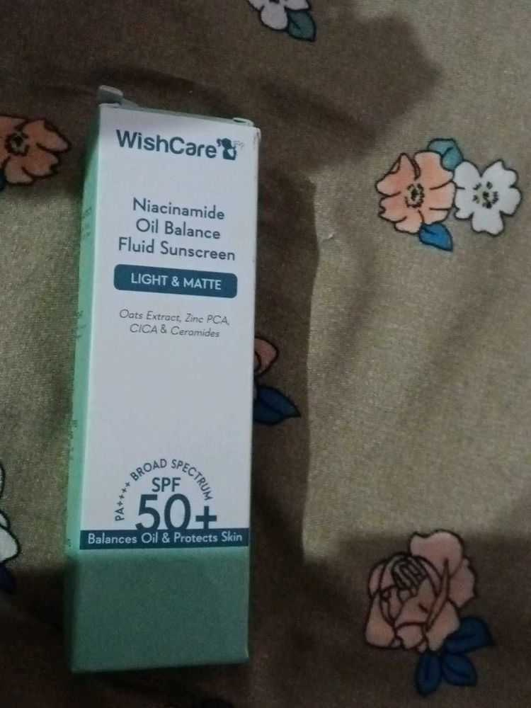 Wishcare Nicinamide Sunscreen Spf 50++new Seal Pac