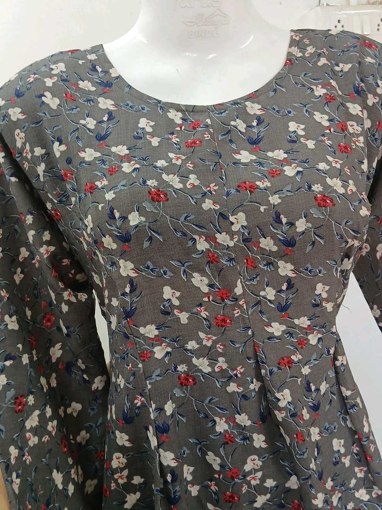 Floral Print Casual Dress