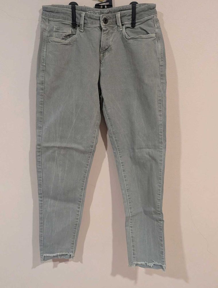 DJ&amp;C Pastel/Olive Green Denim Jeans