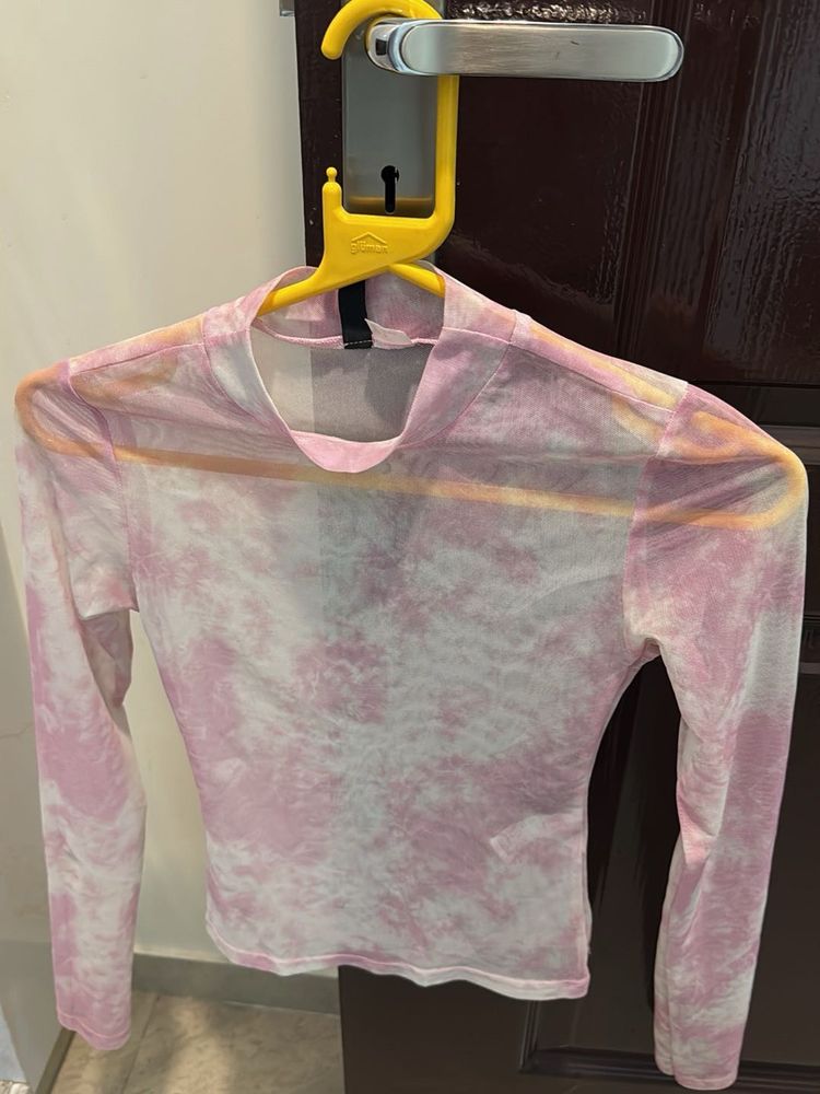 Tie-Dye Long Sleeve Top