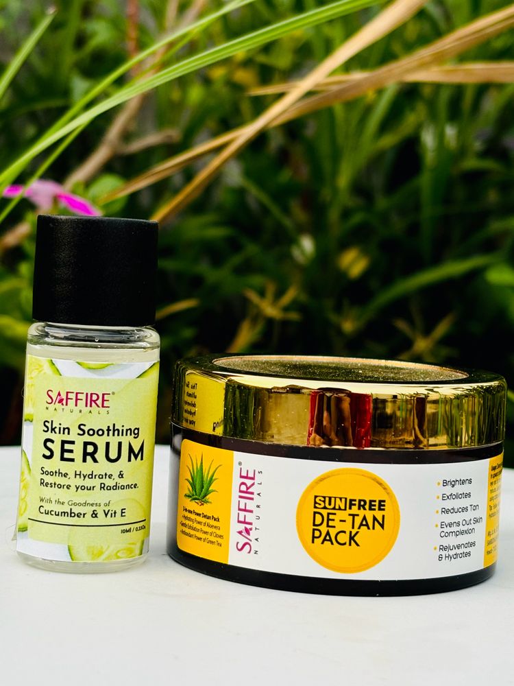 Face Mask Dtan And Serum