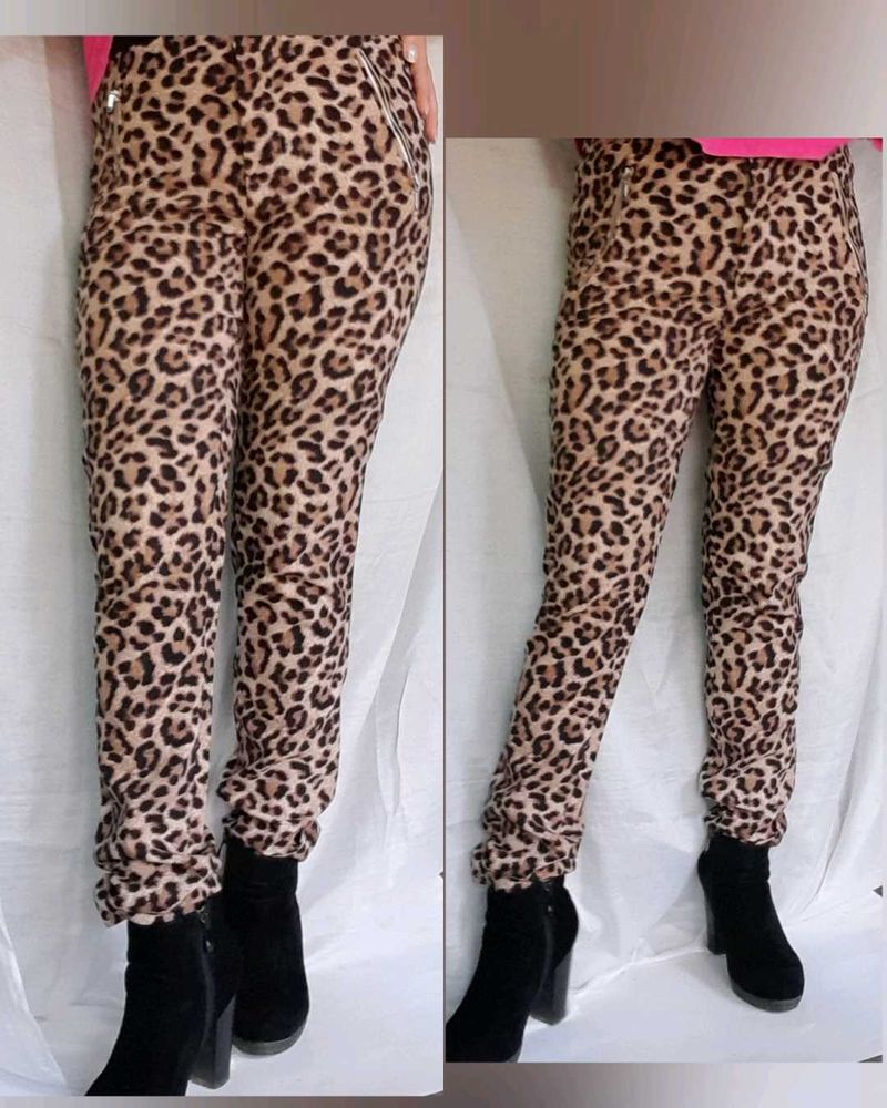Leopard Print Pants