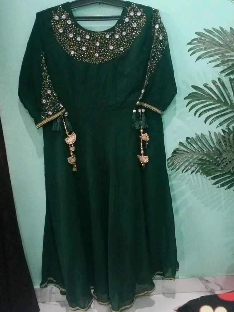 A-Line Kurti With Work