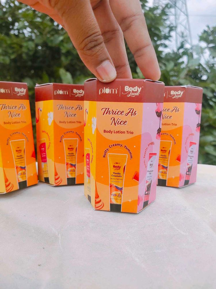 1 Pack ❤️ Plum Body Lotion Trio Set