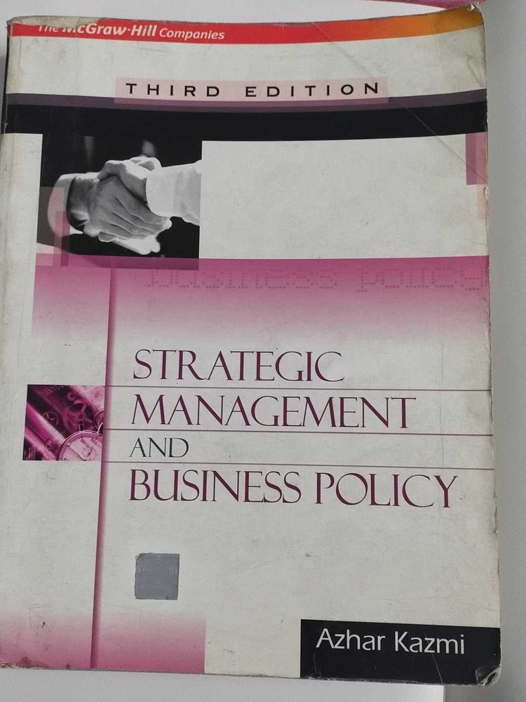 Strategic Management &amp; Business Policy Textbook
