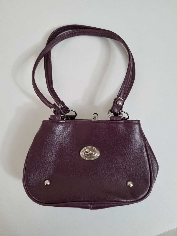 Elegant Purple Small Handbag