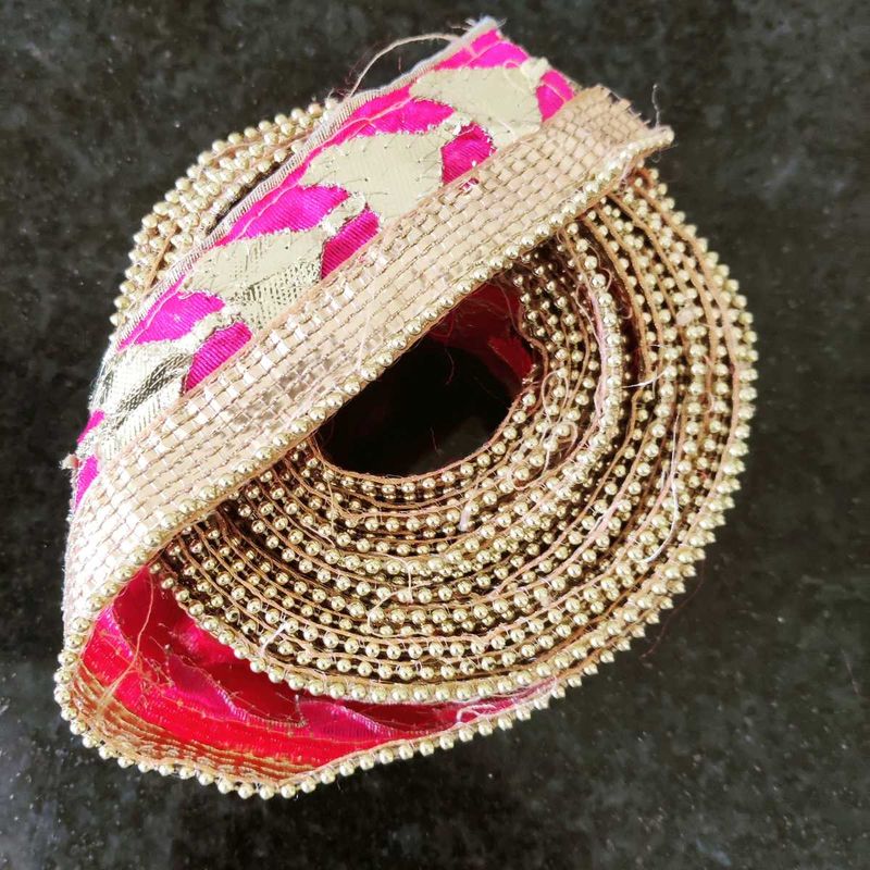 Pink Gota Lace